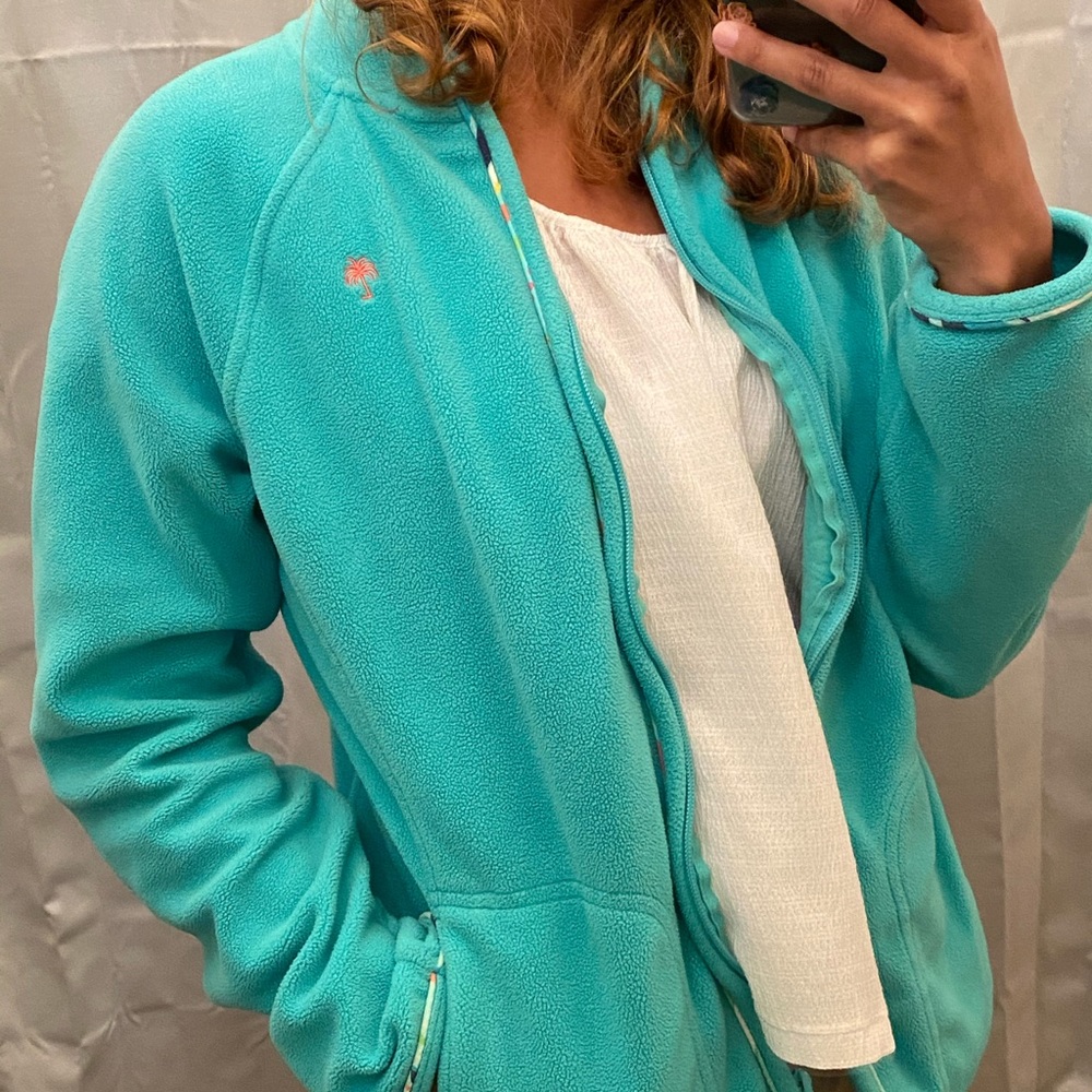 Lilly Pulitzer zip up sweatshirt